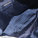 PRADA Chain Shoulder Bag Nylon Black Gold Auth bs31880-13