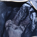 PRADA Chain Shoulder Bag Nylon Black Gold Auth bs31880-15