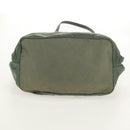 PRADA Hand Bag Nylon 2way Khaki Gold Auth bs31881-5