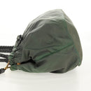 PRADA Hand Bag Nylon 2way Khaki Gold Auth bs31881-3