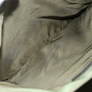 PRADA Hand Bag Nylon Khaki Silver Auth bs31882-23