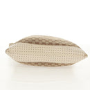 GUCCI GG Canvas Shoulder Bag Beige Silver 145856 Auth bs31883-6