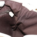 GUCCI GG Canvas Shoulder Bag Beige Silver 145856 Auth bs31883-23