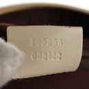 GUCCI GG Canvas Shoulder Bag Beige Silver 145856 Auth bs31883-12