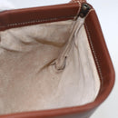 GUCCI GG Supreme Shoulder Bag Leather White Silver 87 007 5553 Auth bs31885-17