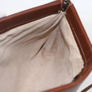 GUCCI GG Supreme Shoulder Bag Leather White Silver 87 007 5553 Auth bs31885-18
