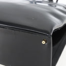 GUCCI Tote Bag Enamel Black Gold 002 1046 0407 Auth bs31886-9