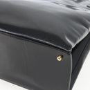 GUCCI Tote Bag Enamel Black Gold 002 1046 0407 Auth bs31886-15