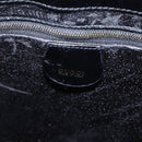 GUCCI Tote Bag Enamel Black Gold 002 1046 0407 Auth bs31886-17