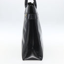 GUCCI Tote Bag Enamel Black Gold 002 1046 0407 Auth bs31886-4