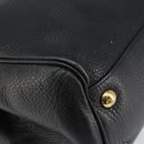GUCCI Tote Bag Leather Black Gold 251826 Auth bs31891-15
