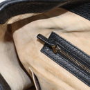 GUCCI Tote Bag Leather Black Gold 251826 Auth bs31891-22