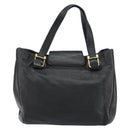 GUCCI Tote Bag Leather Black Gold 251826 Auth bs31891-2