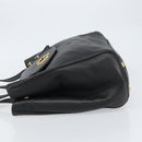 GUCCI Tote Bag Leather Black Gold 251826 Auth bs31891-4