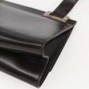 GUCCI Shoulder Bag Leather Outlet Brown Gold 001 1956 1909 Auth bs31892-12