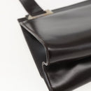 GUCCI Shoulder Bag Leather Outlet Brown Gold 001 1956 1909 Auth bs31892-13