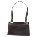 GUCCI Shoulder Bag Leather Outlet Brown Gold 001 1956 1909 Auth bs31892-3