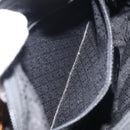 GUCCI Bamboo Hand Bag Nylon Leather Black Silver 000 2404 0509 Auth bs31893-22