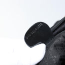 GUCCI Bamboo Hand Bag Nylon Leather Black Silver 000 2404 0509 Auth bs31893-12