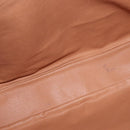 CELINE Macadam Canvas Business Bag PVC Leather Brown Gold Auth bs31895-10