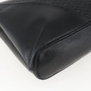 BALLY Tote Bag Leather Black Gold Auth bs31897-14