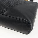 BALLY Tote Bag Leather Black Gold Auth bs31897-15