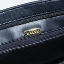 BALLY Tote Bag Leather Black Gold Auth bs31897-11