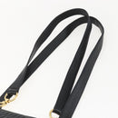 BALLY Tote Bag Leather Black Gold Auth bs31897-8