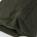 PRADA Hand Bag Nylon Khaki Silver Auth bs31898-16