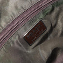 PRADA Hand Bag Nylon Khaki Silver Auth bs31898-19
