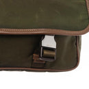 PRADA Shoulder Bag Nylon Khaki Silver Auth bs31899-19