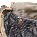 PRADA Shoulder Bag Nylon Khaki Silver Auth bs31899-24