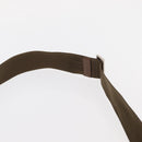 PRADA Shoulder Bag Nylon Khaki Silver Auth bs31899-8