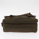 PRADA Shoulder Bag Nylon Khaki Silver Auth bs31899-5