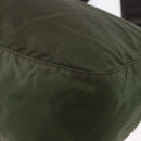 PRADA Shoulder Bag Nylon Khaki Silver Auth bs31900-13