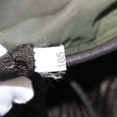 PRADA Shoulder Bag Nylon Khaki Silver Auth bs31900-23