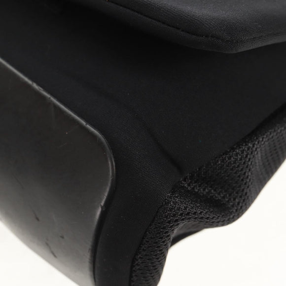 PRADA Sports Shoulder Bag Nylon Black Silver Auth bs31901