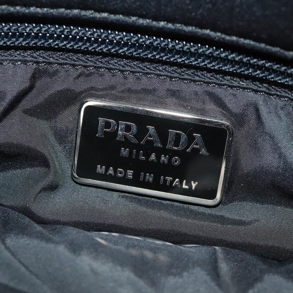 PRADA Sports Shoulder Bag Nylon Black Silver Auth bs31901