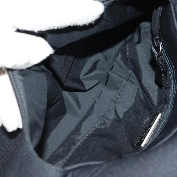 PRADA Sports Shoulder Bag Nylon Black Silver Auth bs31901