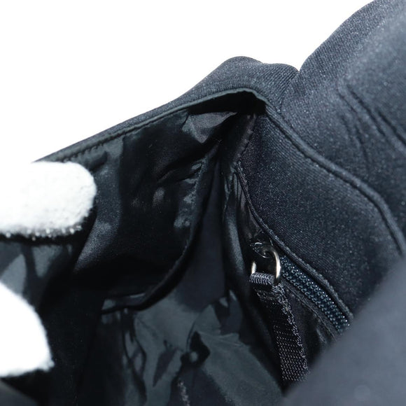 PRADA Sports Shoulder Bag Nylon Black Silver Auth bs31901