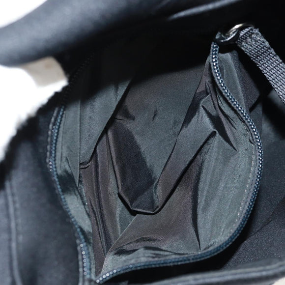 PRADA Sports Shoulder Bag Nylon Black Silver Auth bs31901