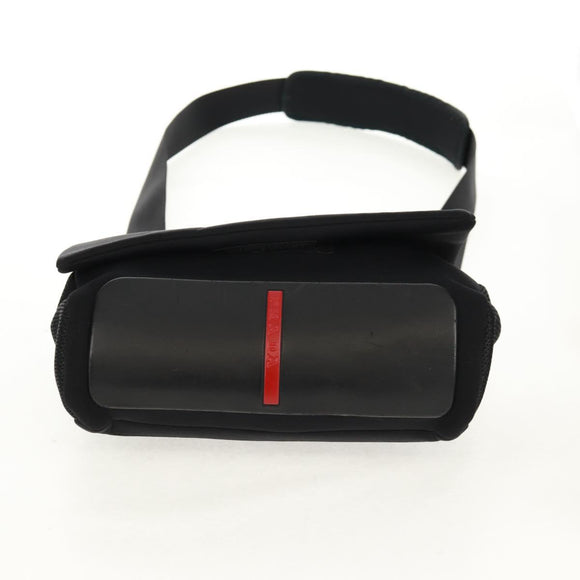 PRADA Sports Shoulder Bag Nylon Black Silver Auth bs31901