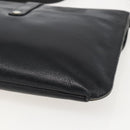 Christian Dior Shoulder Bag Leather Black Gold Auth bs31902-12