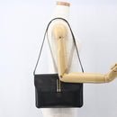 Christian Dior Shoulder Bag Leather Black Gold Auth bs31902-21