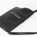 Christian Dior Shoulder Bag Leather Black Gold Auth bs31902-6