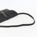 Christian Dior Shoulder Bag Leather Black Gold Auth bs31902-7