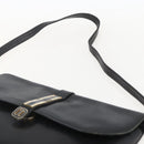 Christian Dior Shoulder Bag Leather Black Gold Auth bs31902-8