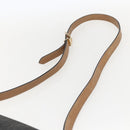 Christian Dior Honeycomb Canvas Shoulder Bag PVC Black Brown gold Auth bs31903-8