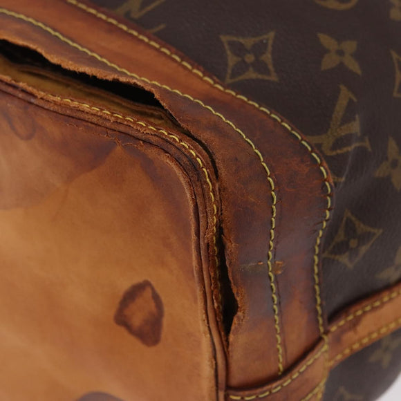 LOUIS VUITTON Monogram Noe Shoulder Bag M42224 LV Auth bs31904