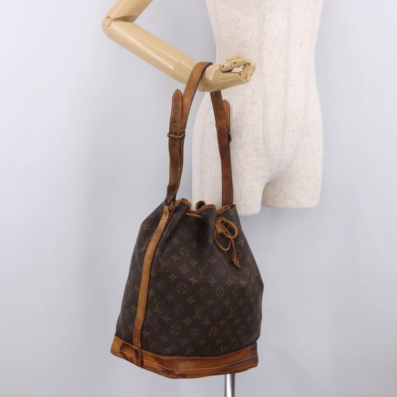 LOUIS VUITTON Monogram Noe Shoulder Bag M42224 LV Auth bs31904